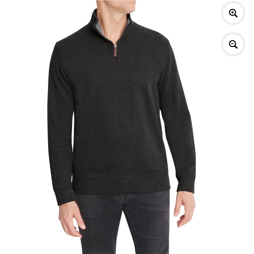 Men’s  lands’ End, charcoal, gray shirt size large color, new tag